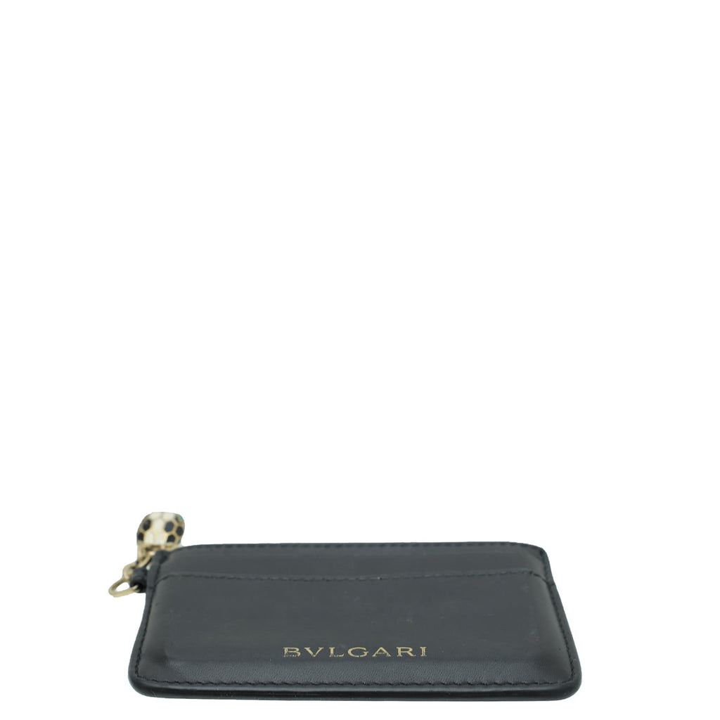 Bvlgari Black Serpenti Forever Card Holder