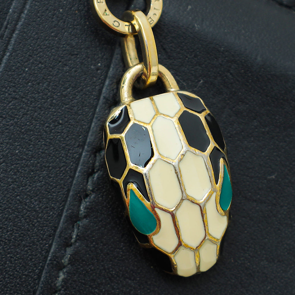 Bvlgari Black Serpenti Forever Card Holder
