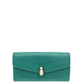 Bvlgari Green Serpenti Forever Continental Wallet