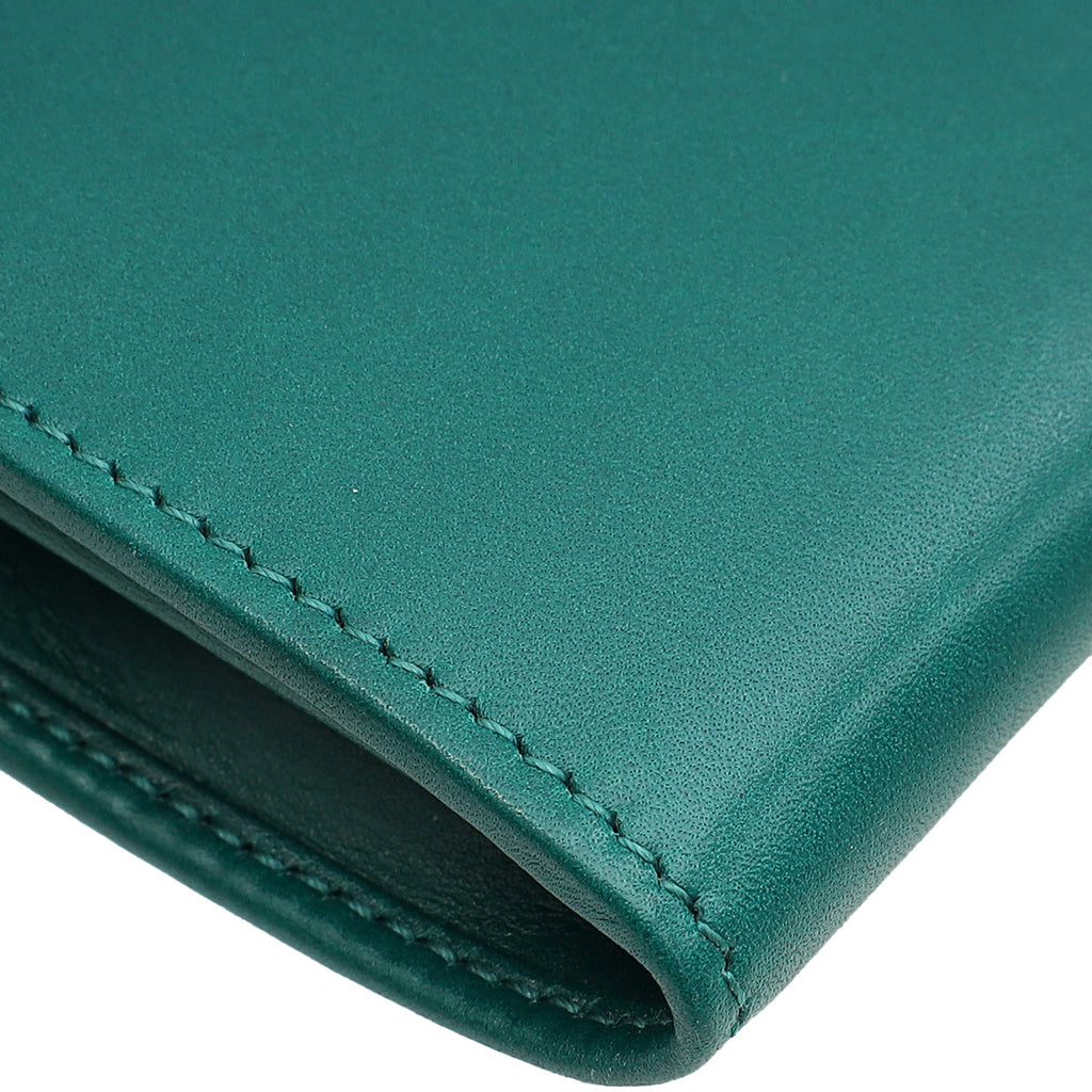 Bvlgari Green Serpenti Forever Continental Wallet