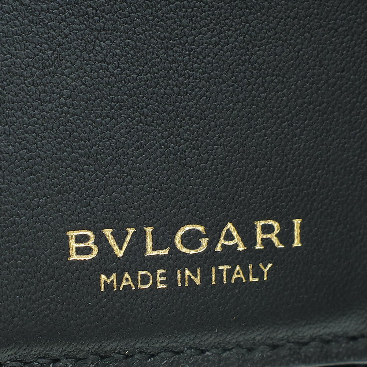 Bvlgari Black Serpenti Reverse Compact Wallet