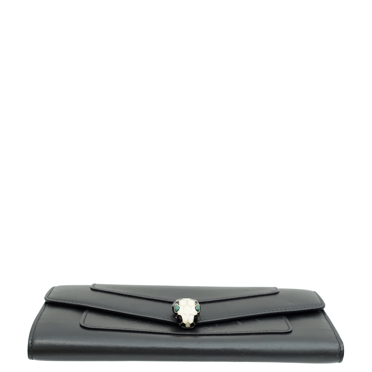 Bvlgari Black Serpenti Forever Continental Wallet