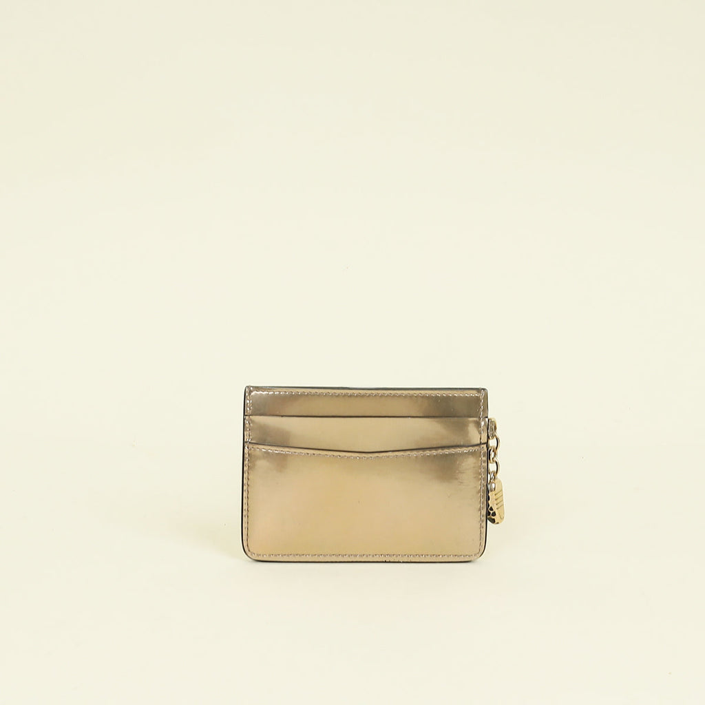 Bvlgari Champagne Serpenti Forever Card Holder