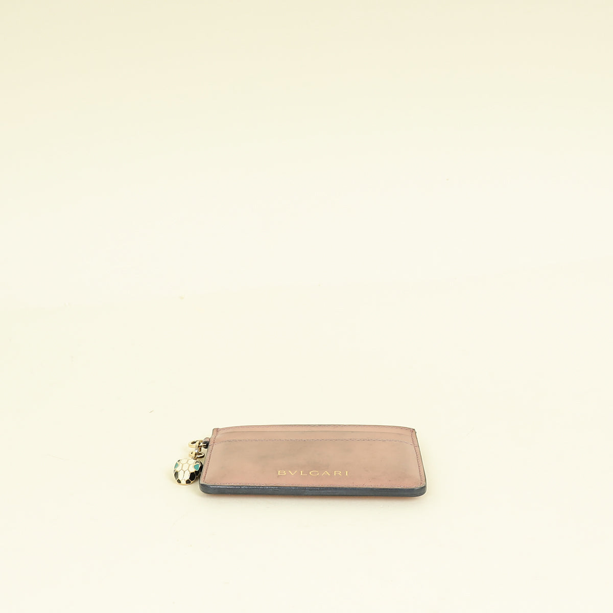 Bvlgari Rose Gold Serpenti Forever Card Holder