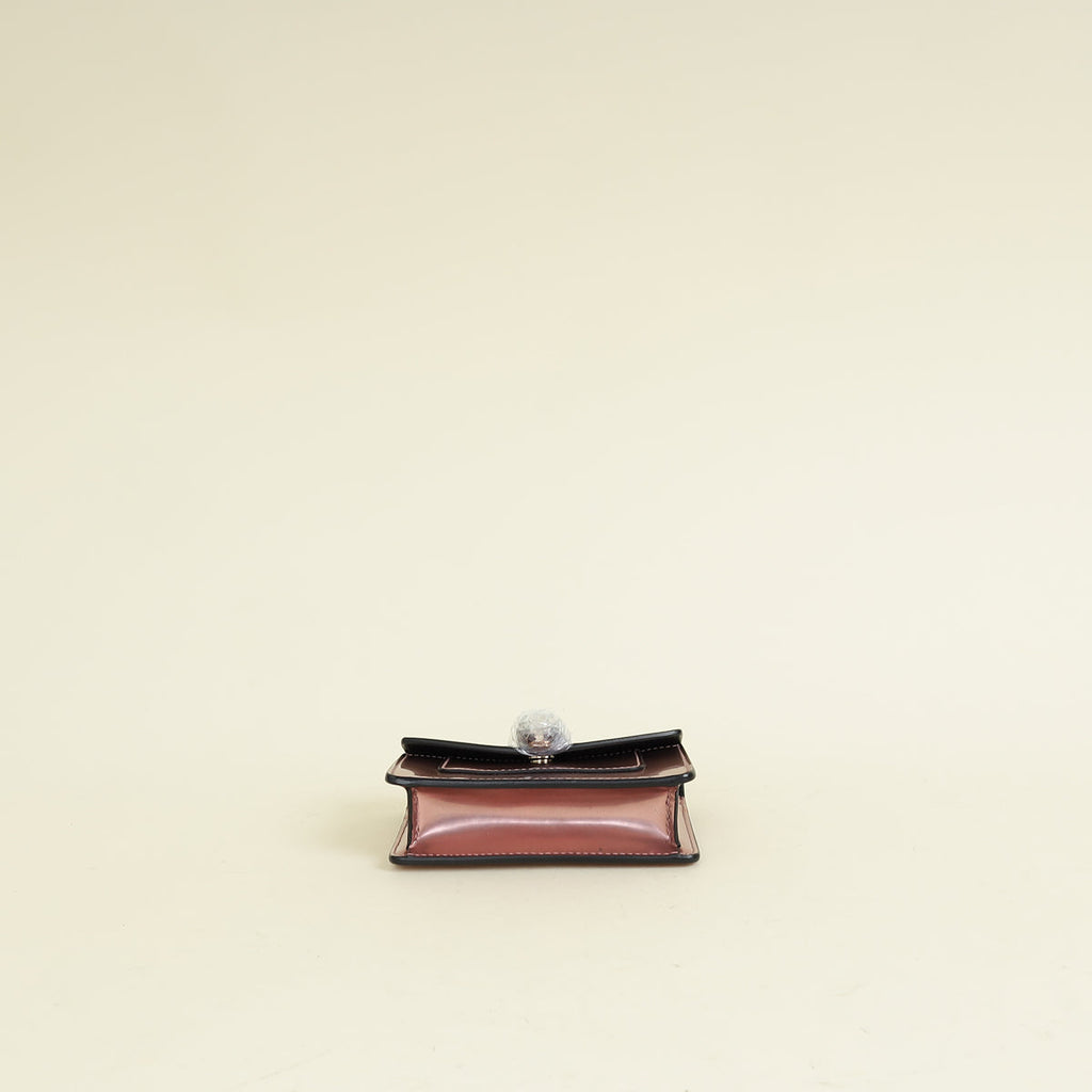 Bvlgari Rose Gold Serpenti Forever Card Wallet