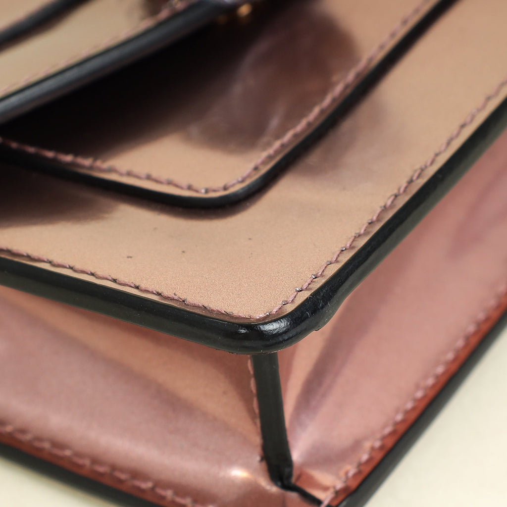 Bvlgari Rose Gold Serpenti Forever Card Wallet