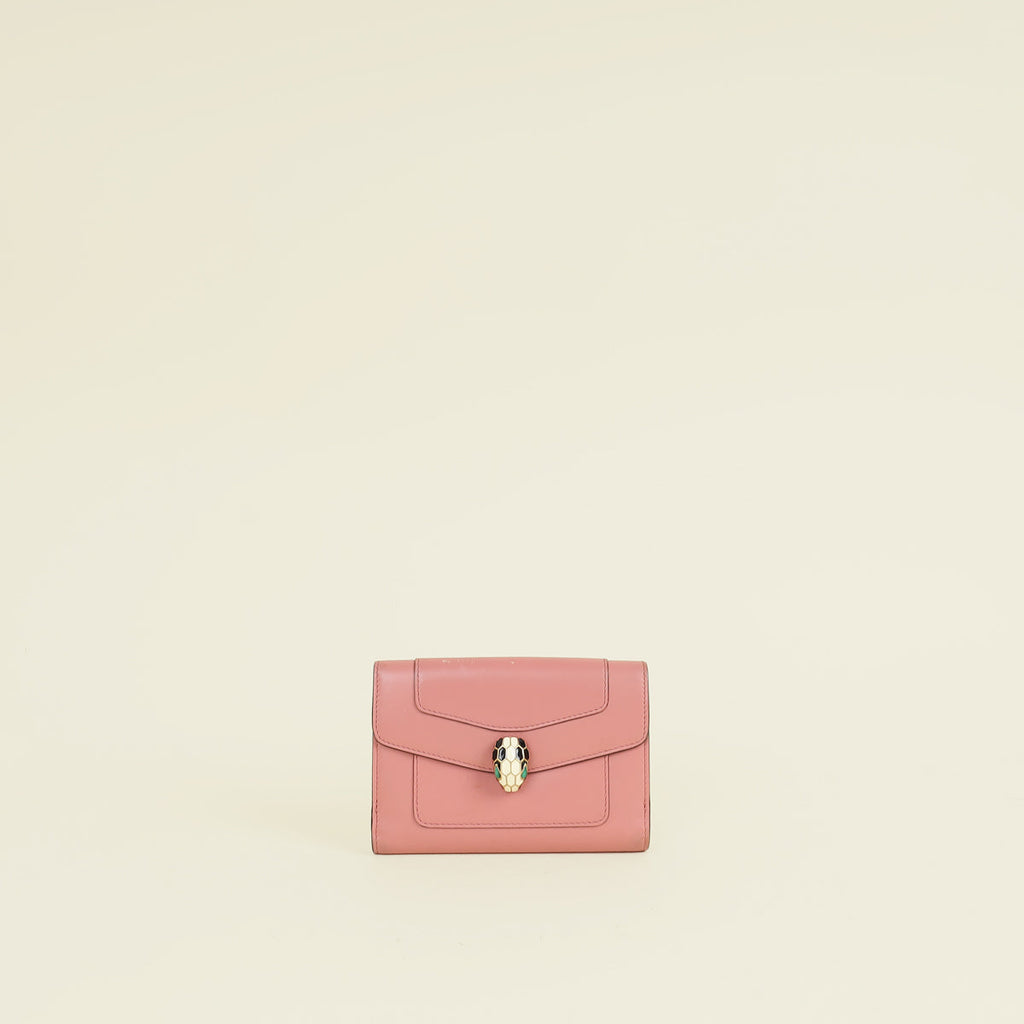 Bvlgari Bicolor Serpenti Forever Compact Wallet
