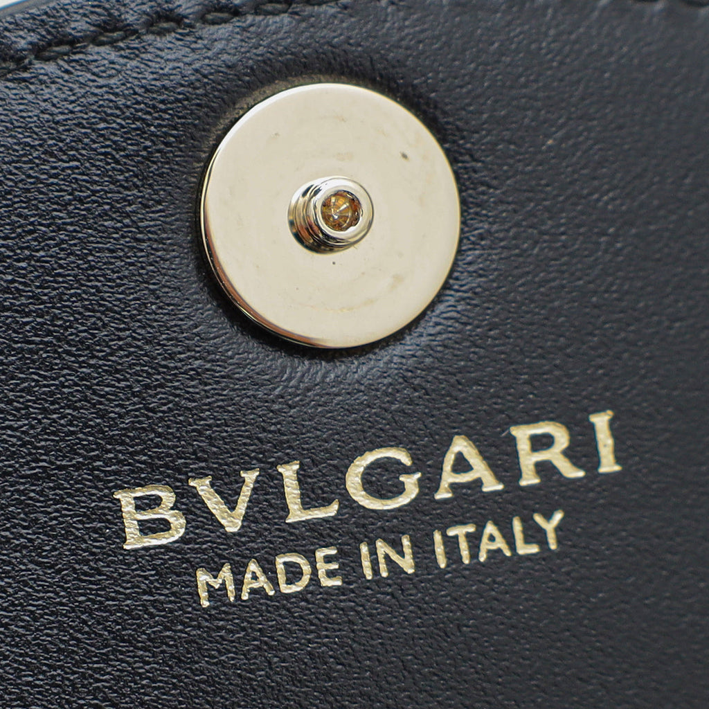 Bvlgari Emerald Green Serpenti Forever Continental Wallet