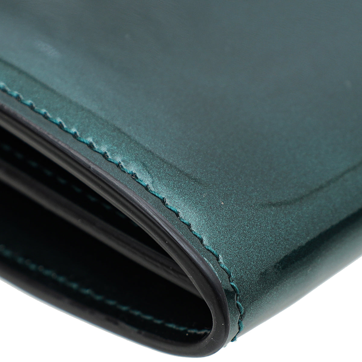 Bvlgari Emerald Green Serpenti Forever Continental Wallet
