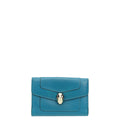 Bvlgari Blue Serpenti Forever Bi-fold French Wallet