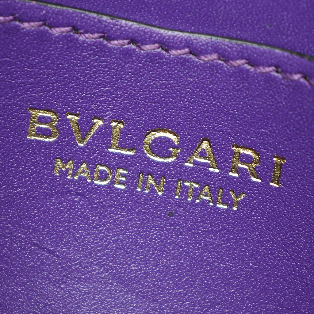 Bvlgari Green Serpenti Forever Zip Around Wallet