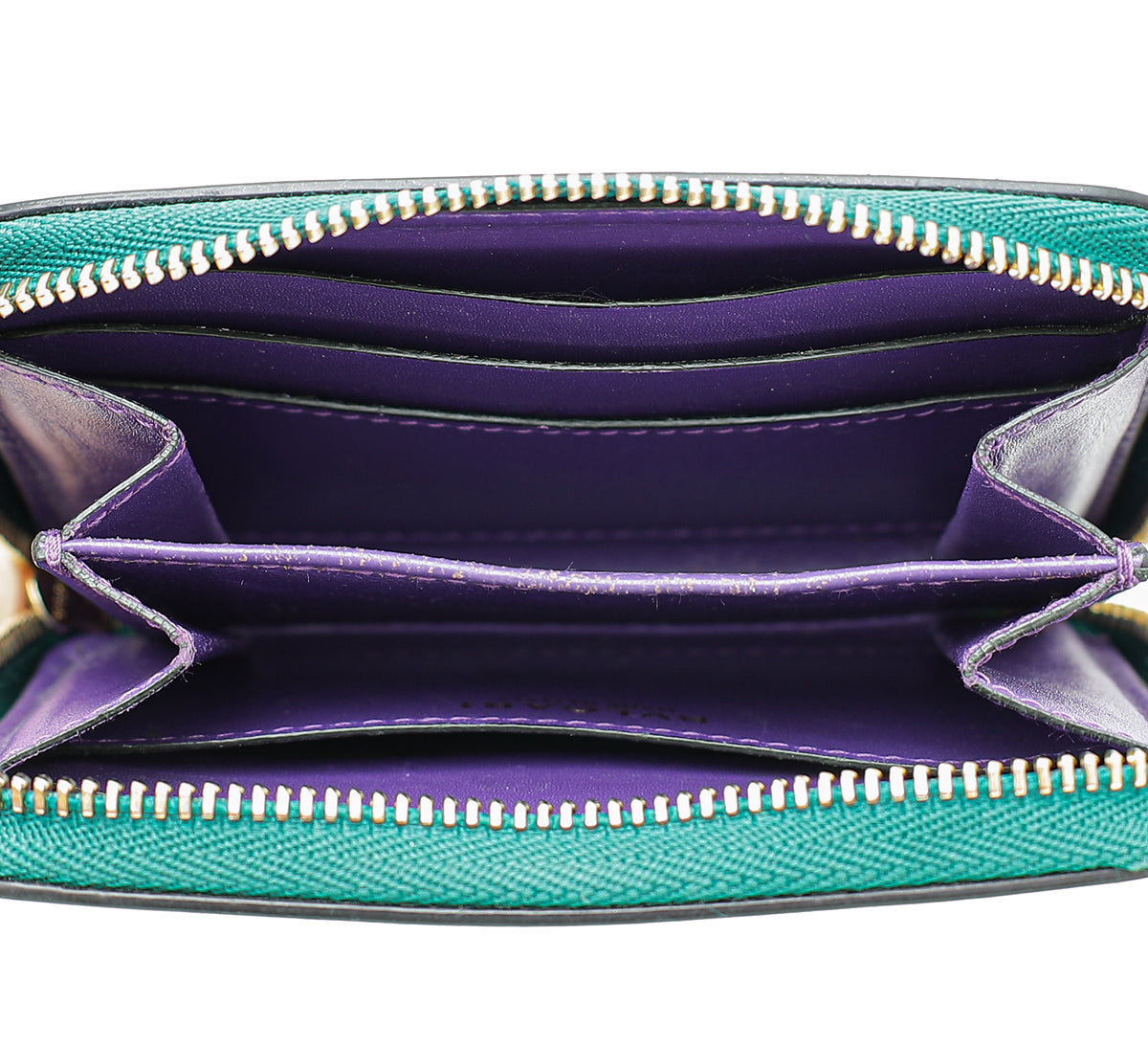 Bvlgari Green Serpenti Forever Zip Around Wallet