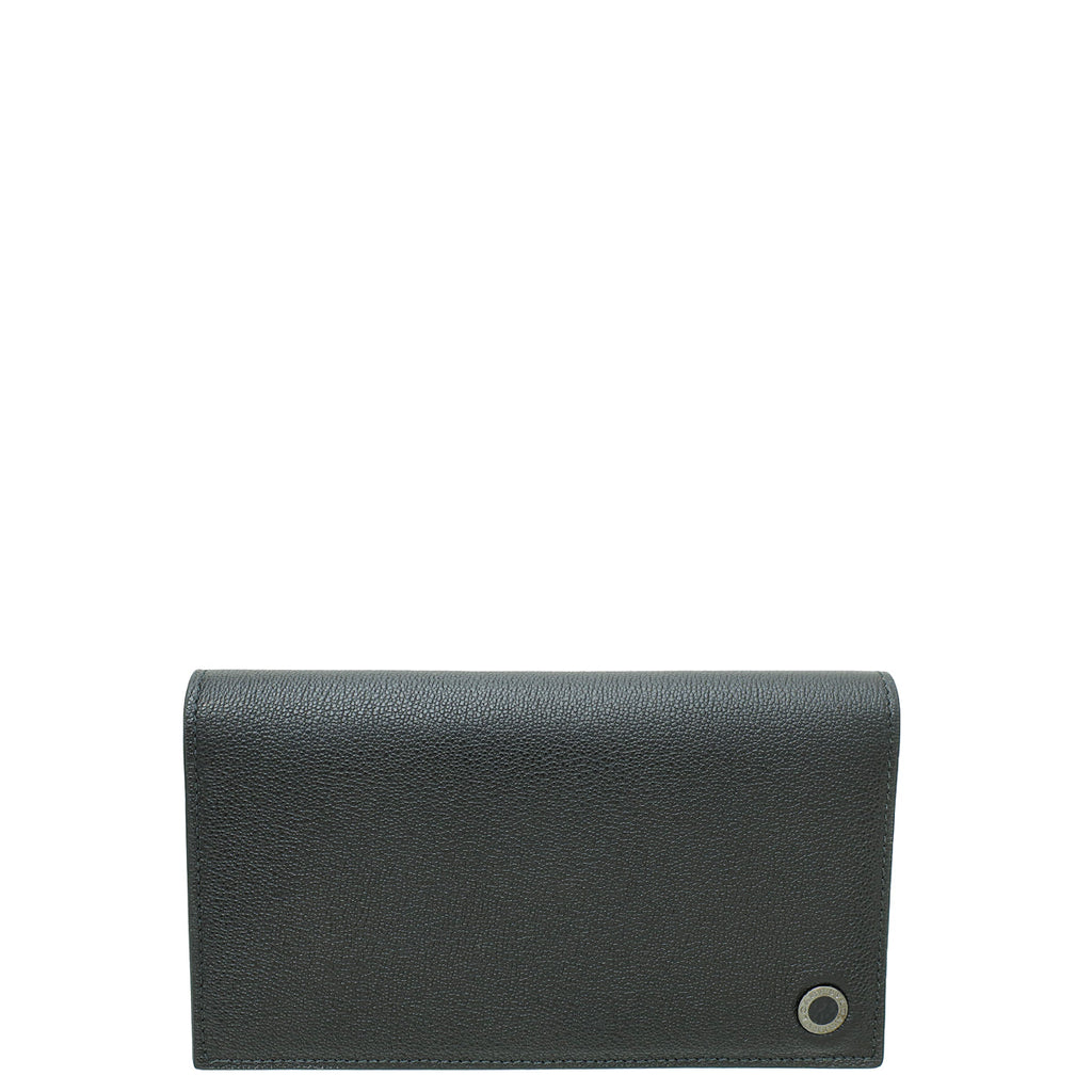 Bvlgari Black Bvlgari Bifold Yen Wallet