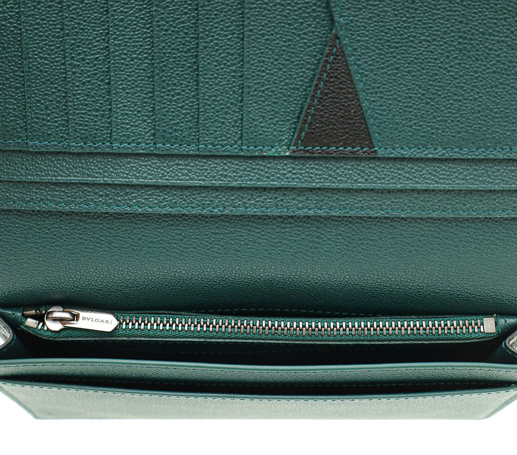 Bvlgari Black Bvlgari Bifold Yen Wallet