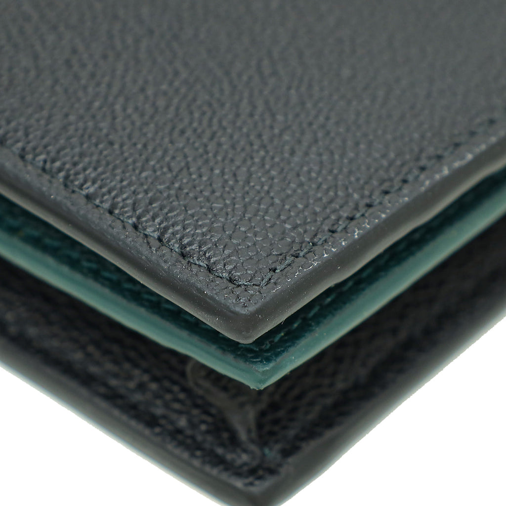 Bvlgari Black Bvlgari Bifold Yen Wallet