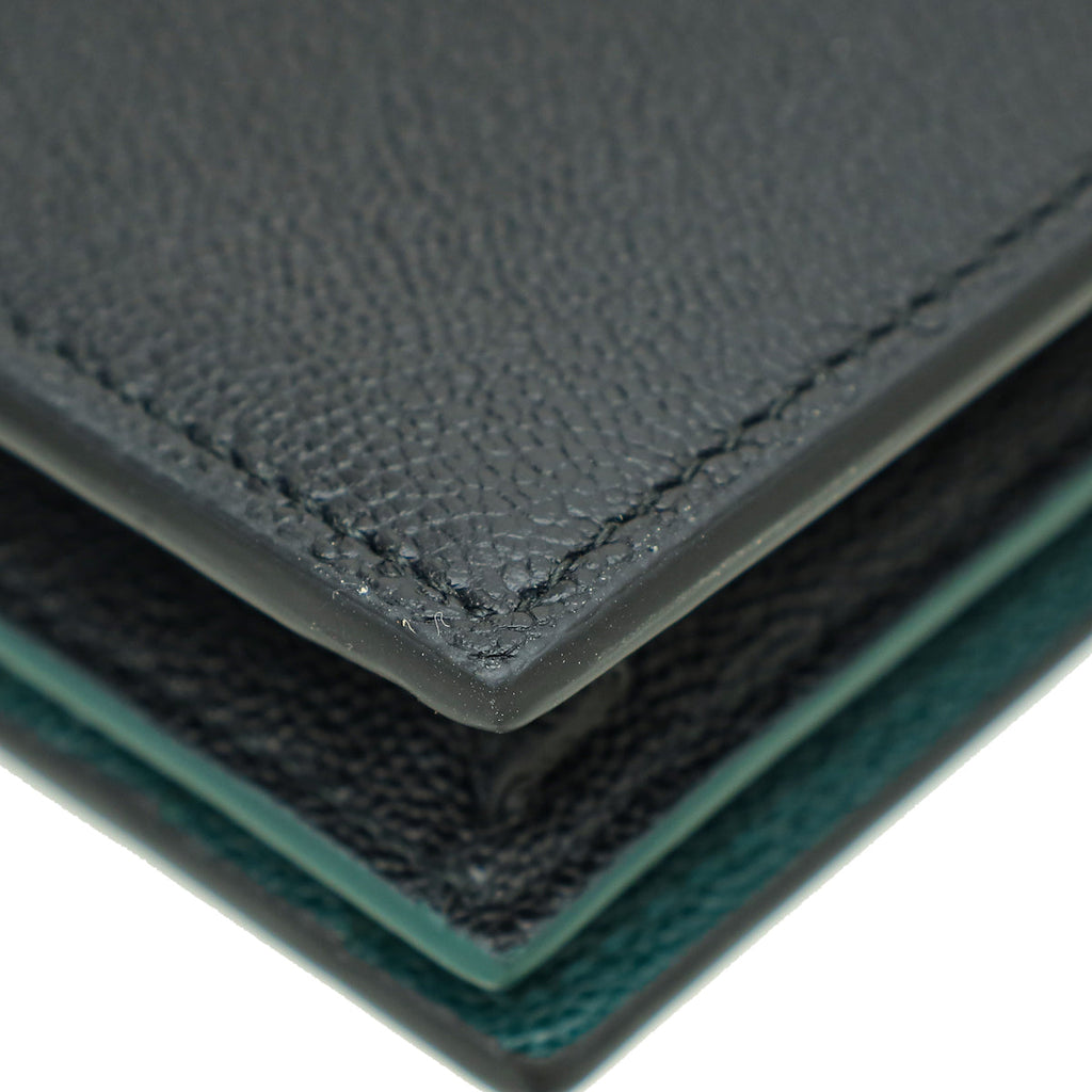Bvlgari Black Bvlgari Bifold Yen Wallet