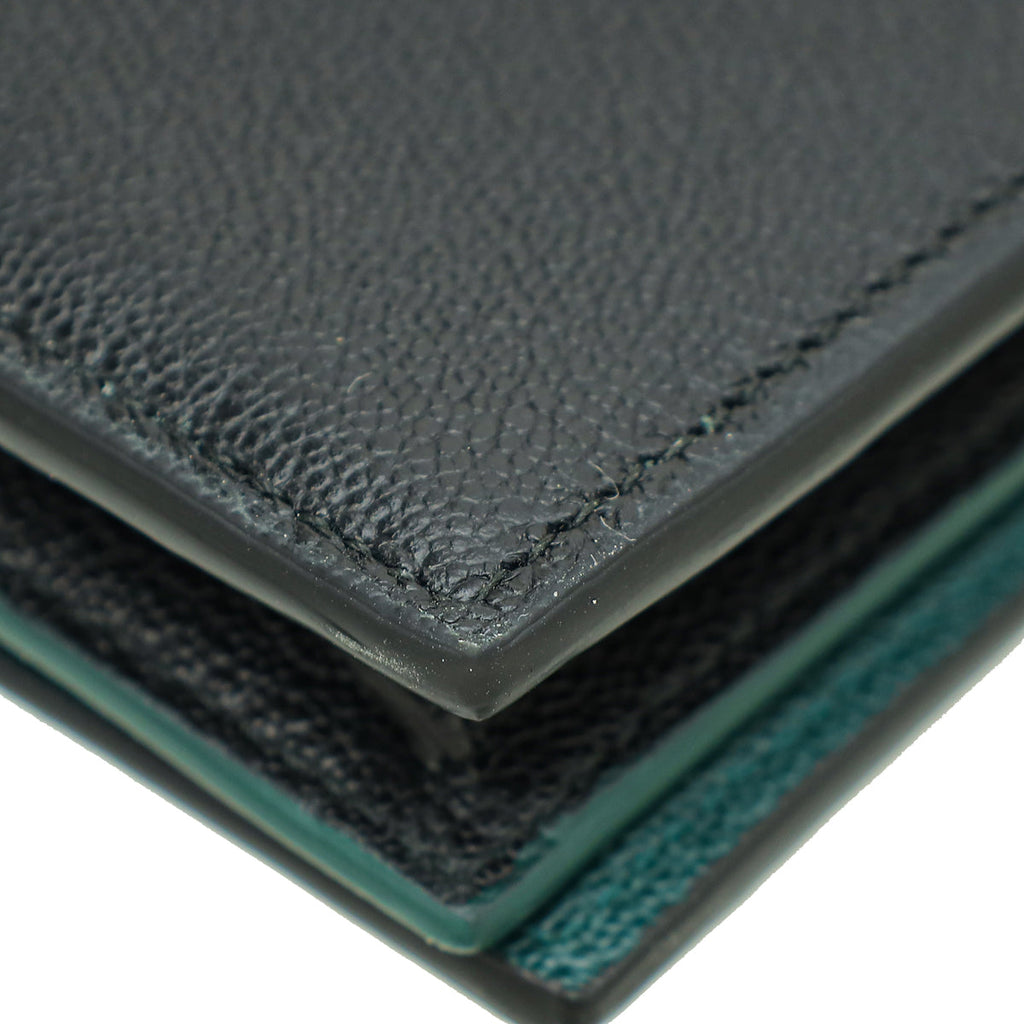 Bvlgari Black Bvlgari Bifold Yen Wallet