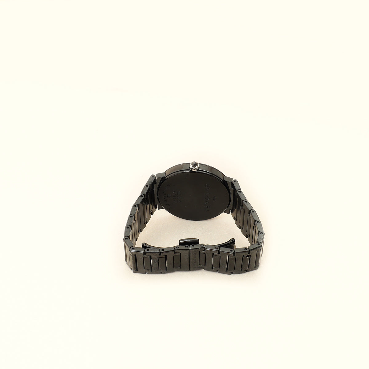 Bvlgari Black Stainless Steel Bvlgari Quartz 33mm Watch