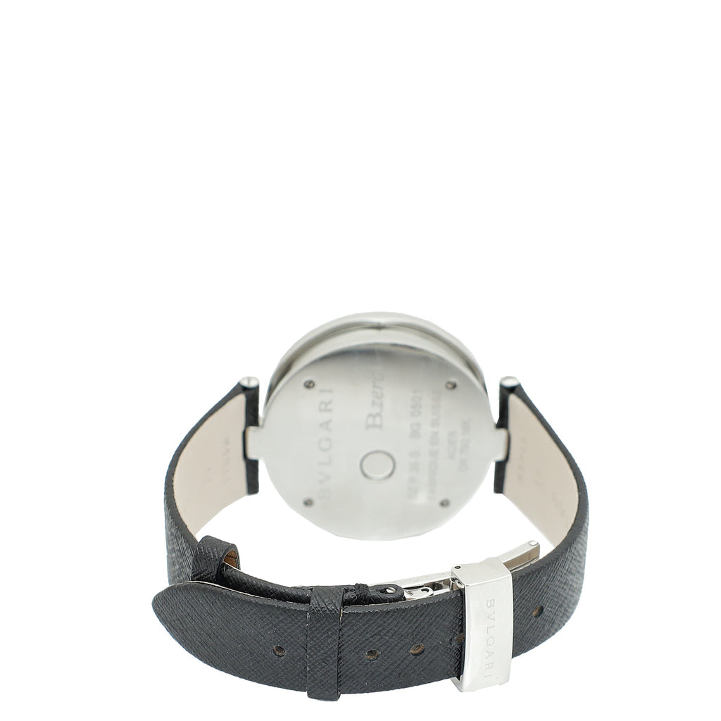 Bvlgari 18K White Gold B.Zero1 Double Heart Diamond 30mm Watch