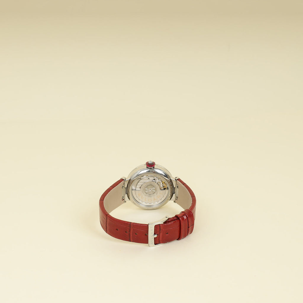 Bvlgari Stainless Steel MOP Diamond Lucea Automatic 33mm Watch