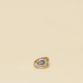 Bvlgari Stainless Steel Rose Gold Diamond Serpenti Tubogas Single Spiral Quartz 35mm Small Watch