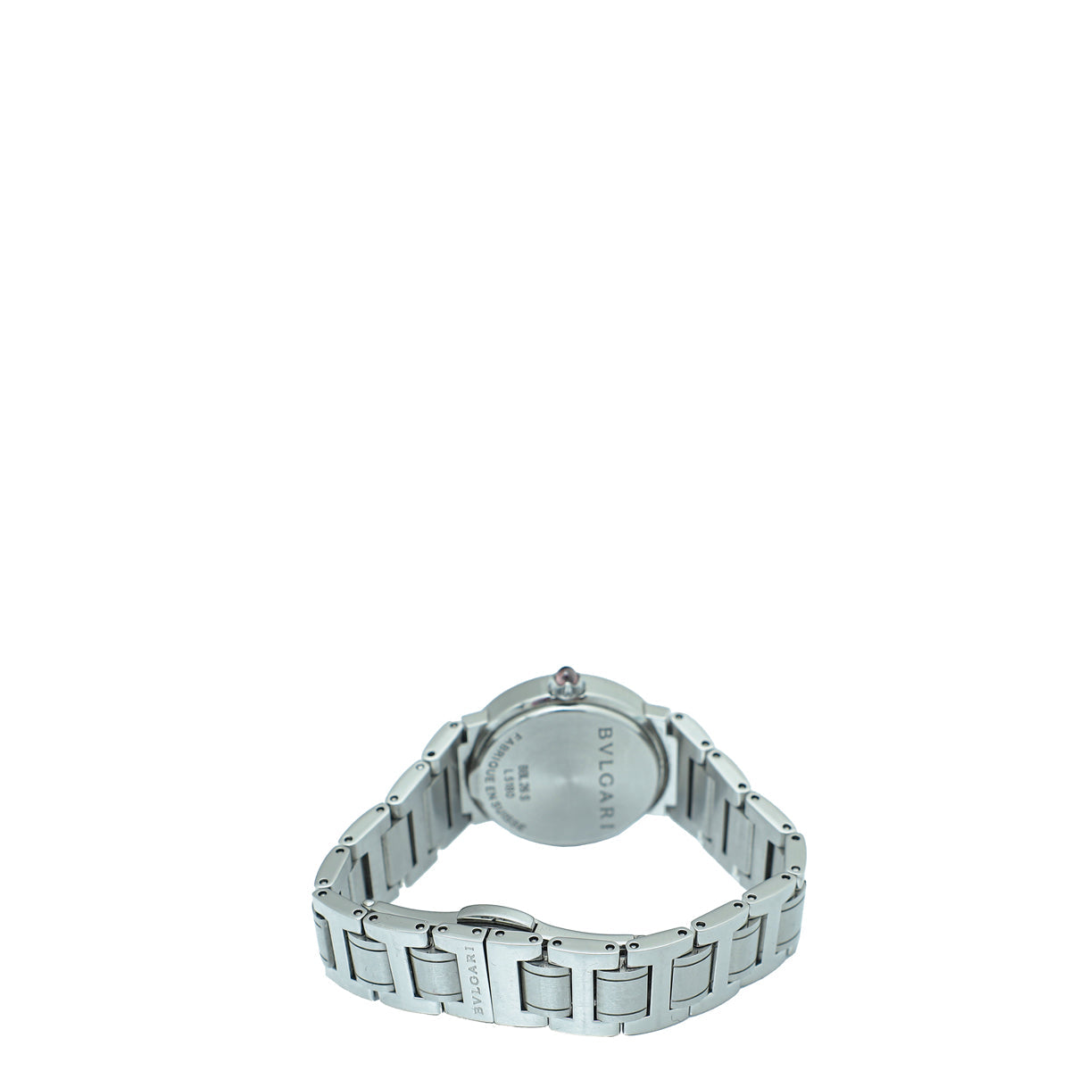 Bvlgari-Bvlgari Stainless Steel MOP Diamond 26mm Quartz Watch