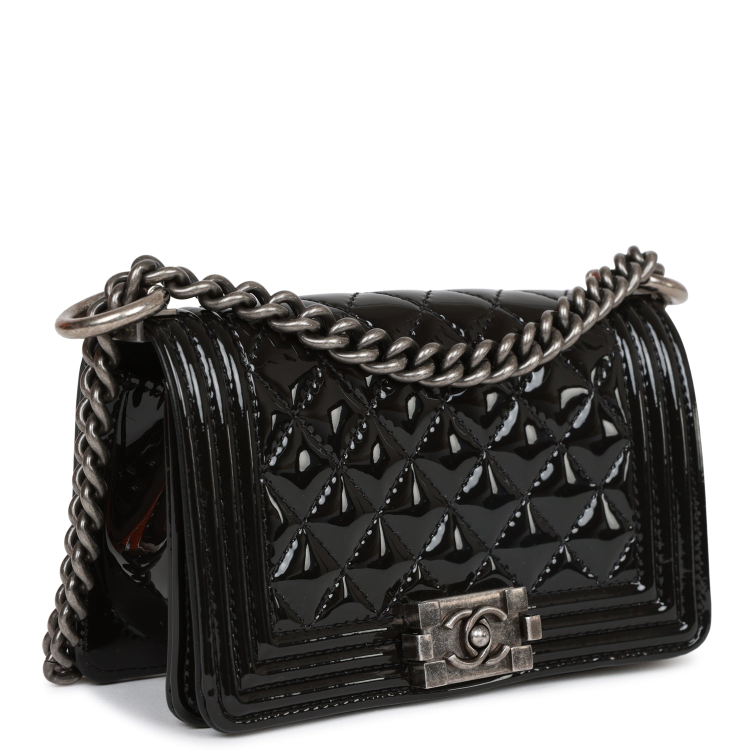 Chanel Success Story Black Lambskin Trunk Set of 4 Mini Bags