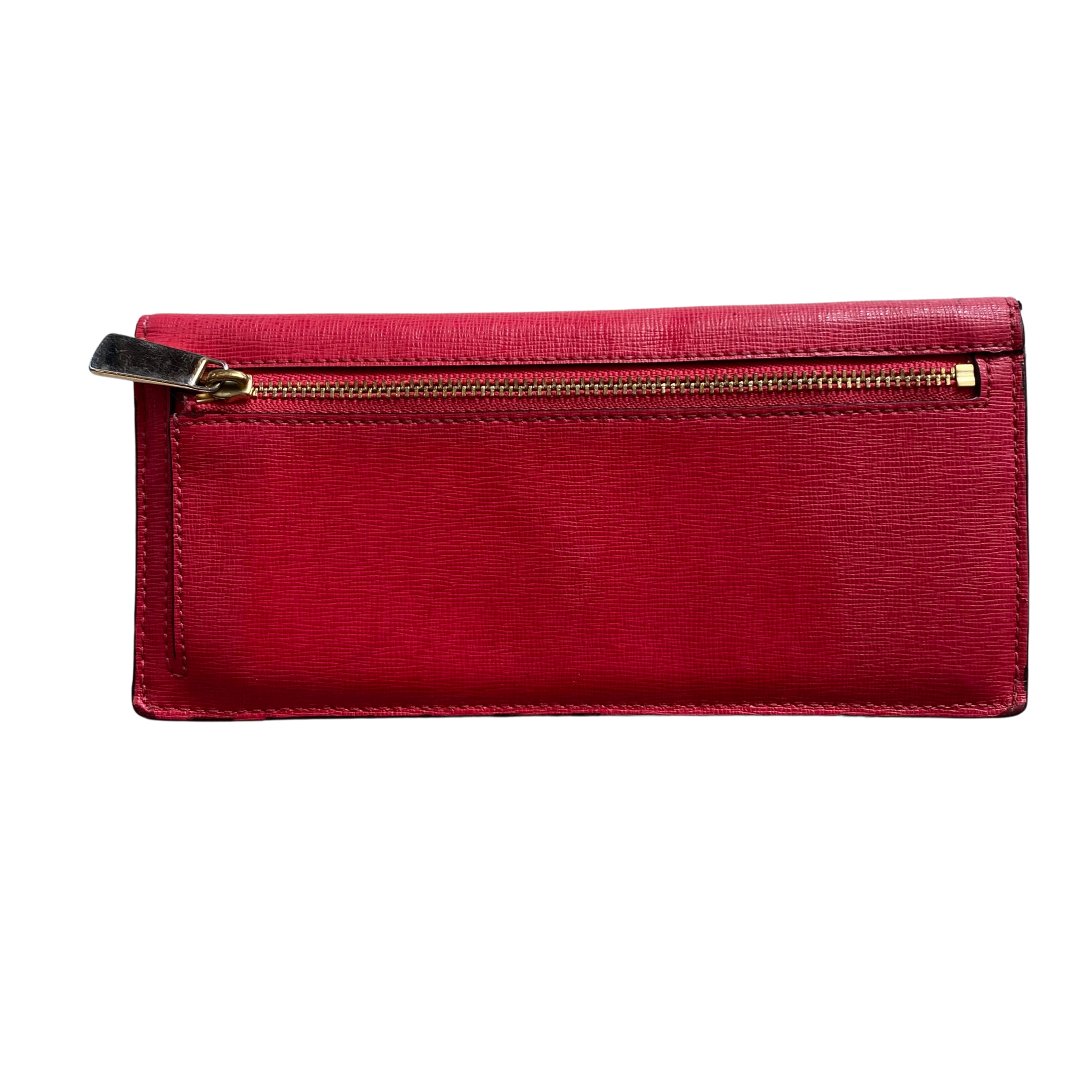 COACH Saffiano Leather Companion Wallet Red