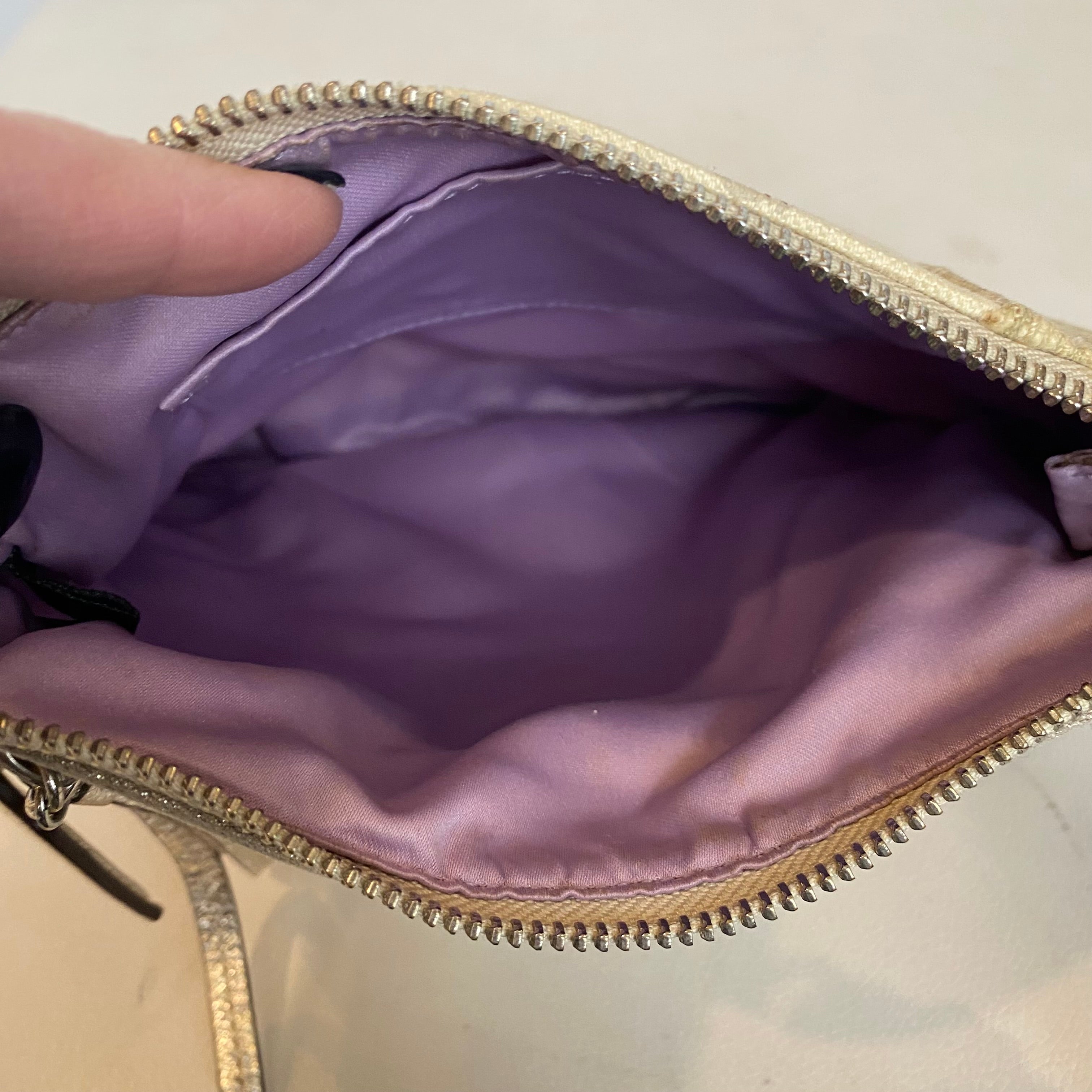 COACH Poppy Patchwork Crossbody Gold/Neutral