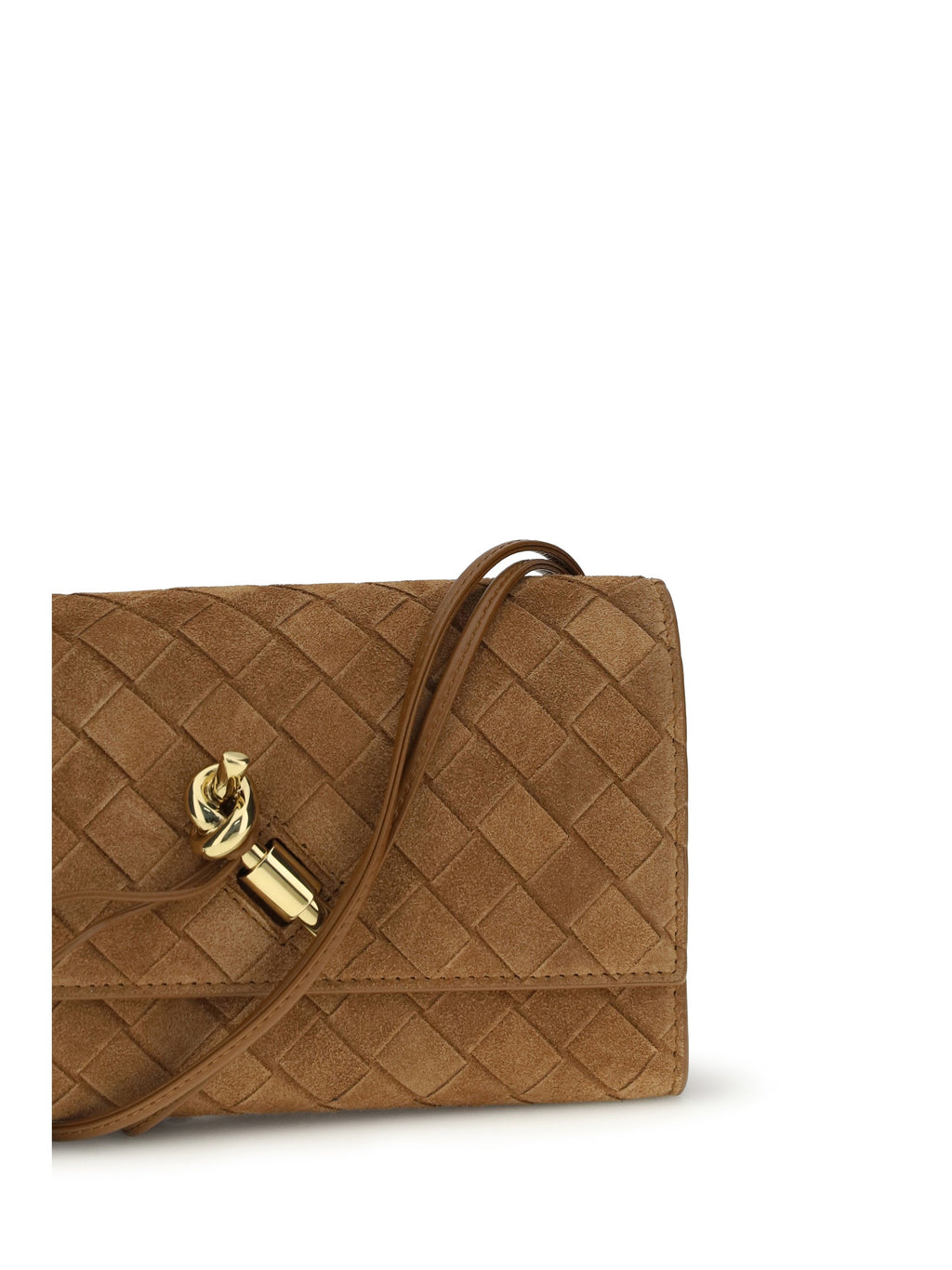 Bottega Veneta Women Andiamo Clutch With Shoulder Strap