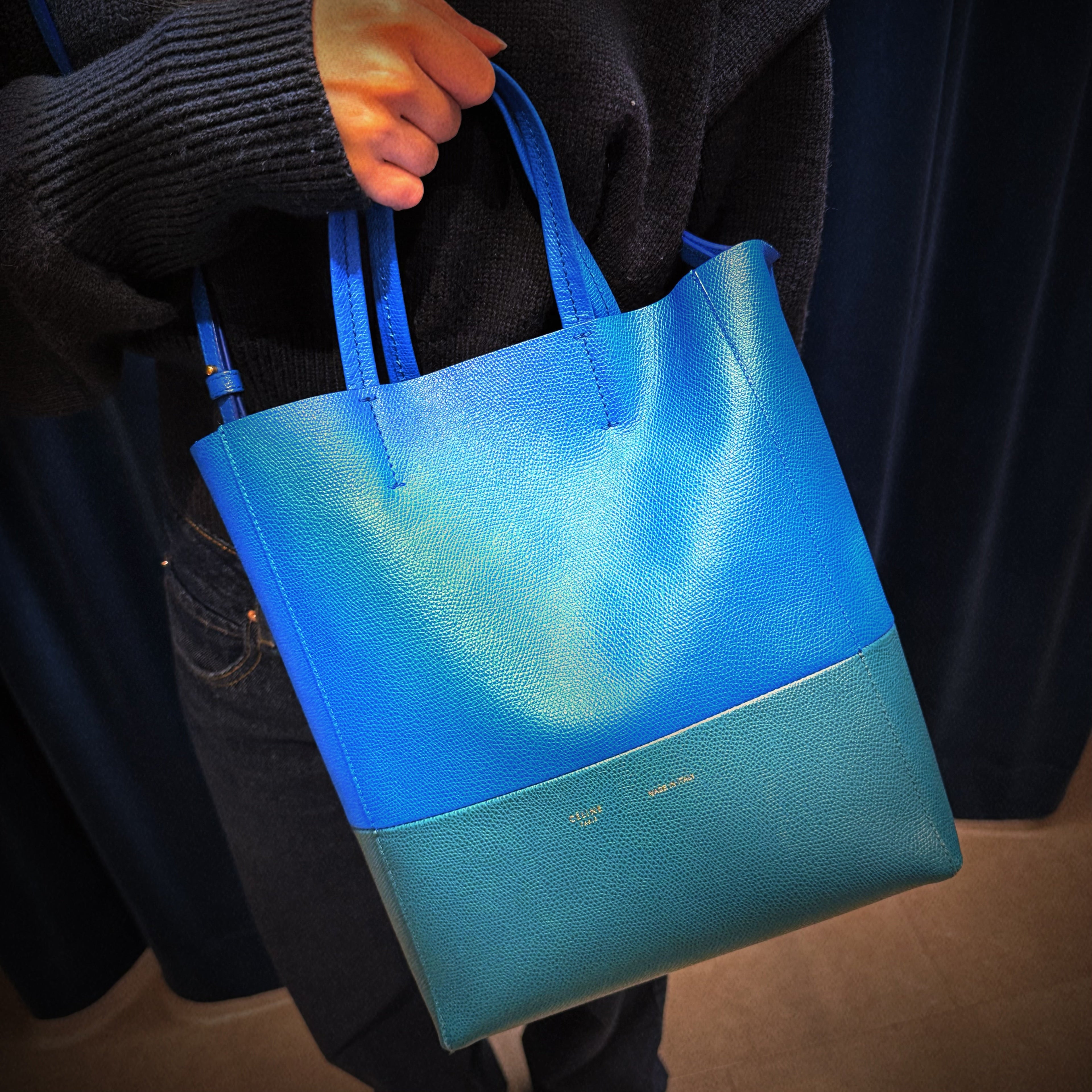 CÉLINE SS 2015 VERTICAL CABAS TOTE BAG TWS