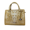 BRAHMIN Cami Lemon Drop Ombre Pearlescent  Leather Crossbody Handbag NWOT
