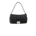 Dior Cannage Lock Bag Black