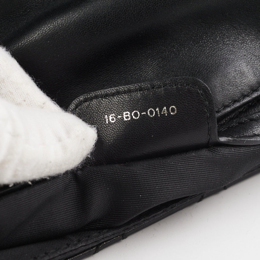 Dior Cannage Lock Bag Black