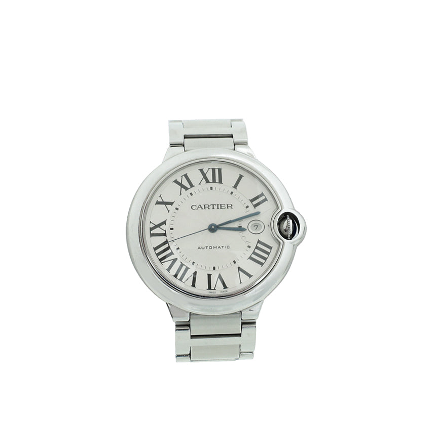 Cartier Stainless Steel Automatic Ballon Bleu De Cartier 42mm Watch