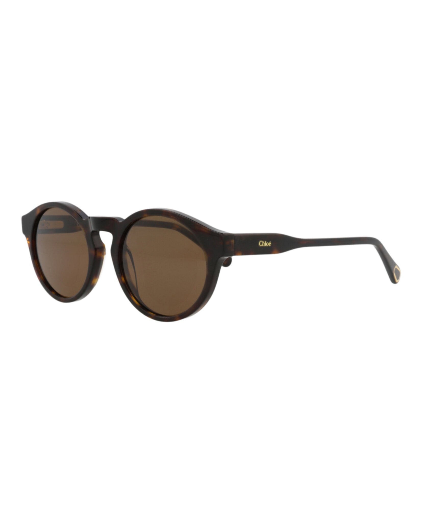 Chloé Kids Unisex Round/Oval Havana Havana Brown Fashion Designer Eyewear
