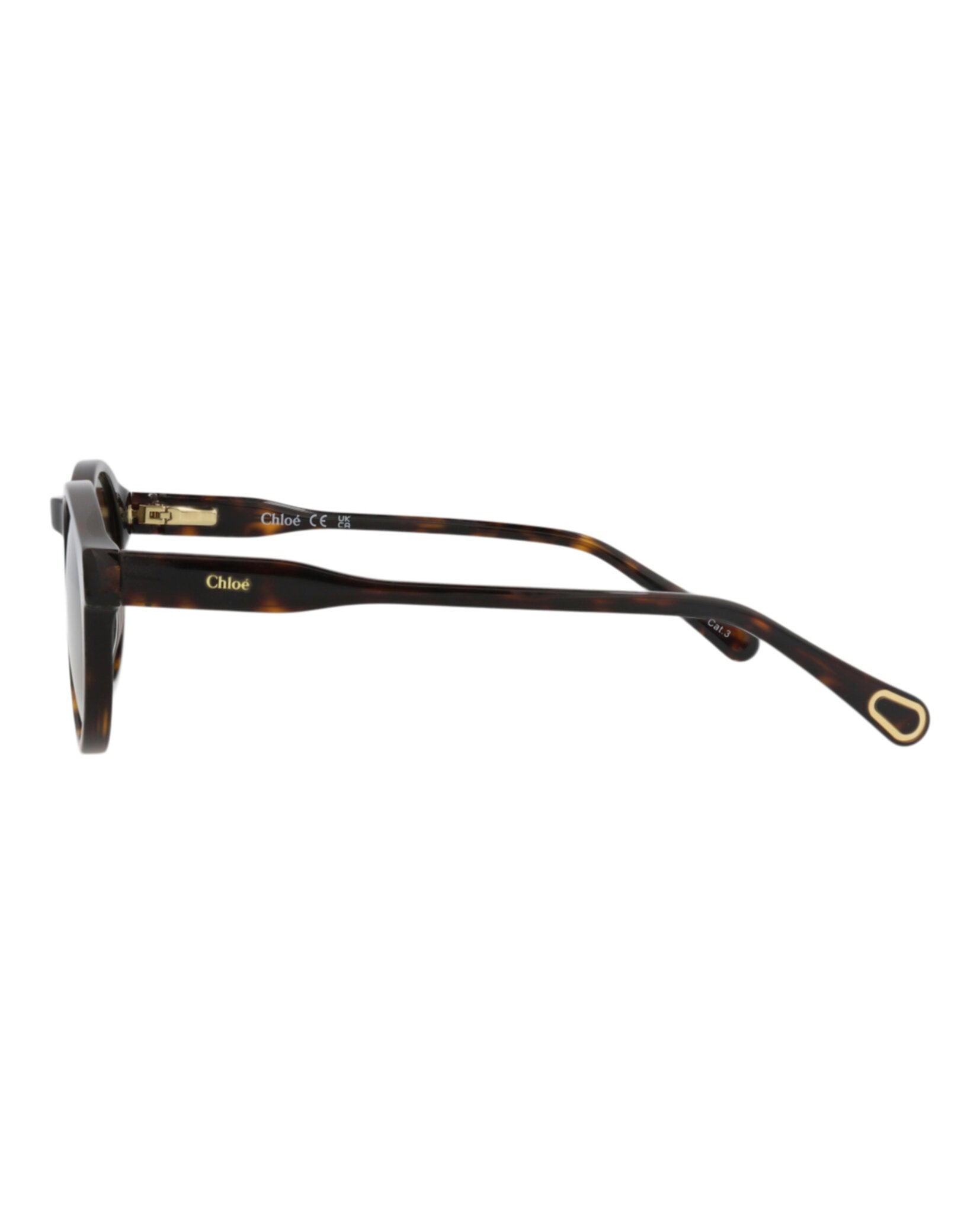 Chloé Kids Unisex Round/Oval Havana Havana Brown Fashion Designer Eyewear