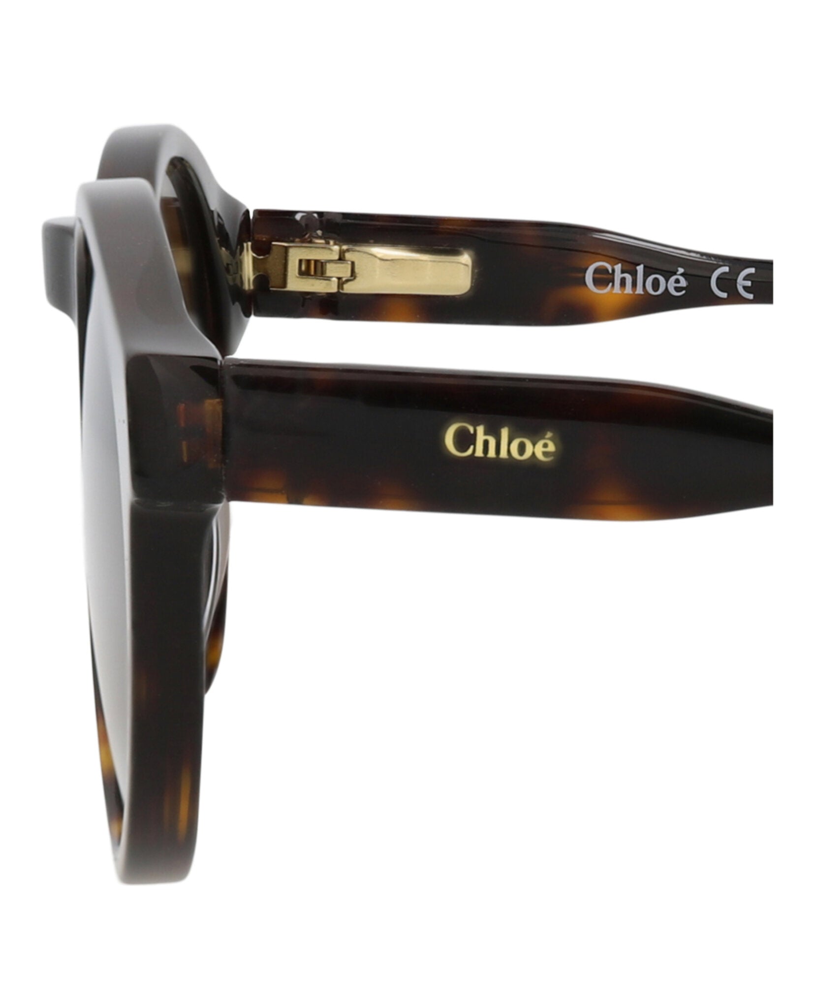 Chloé Kids Unisex Round/Oval Havana Havana Brown Fashion Designer Eyewear