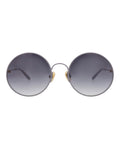 Chloé Kids Unisex Round/Oval Violet Violet Grey Fashion Designer Eyewear