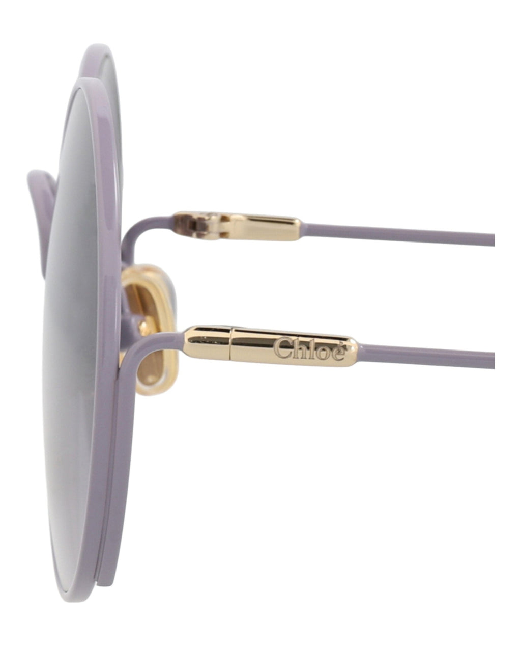 Chloé Kids Unisex Round/Oval Violet Violet Grey Fashion Designer Eyewear