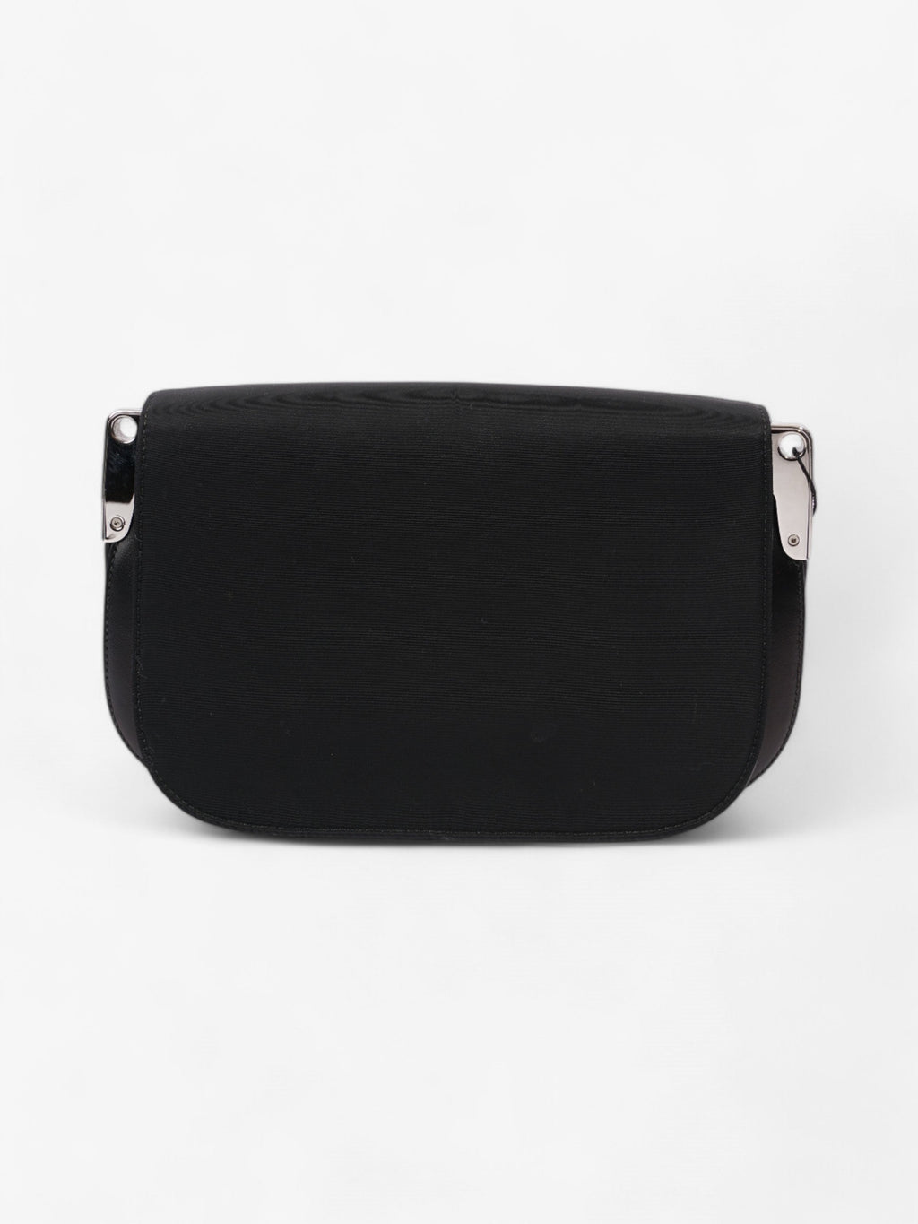 Prada Nylon and Leather Shoulder Bag in Black Black Nylon