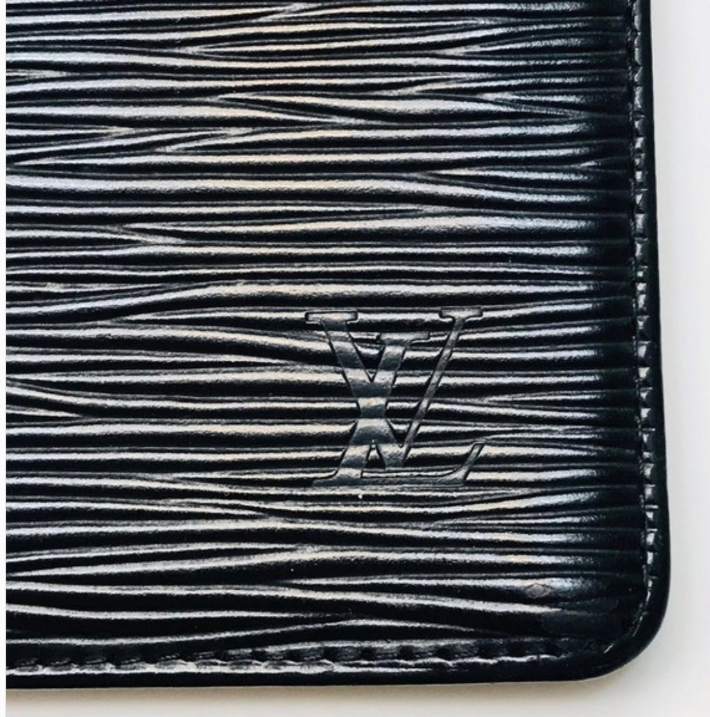 LOUIS VUITTON Epi Wallet Black