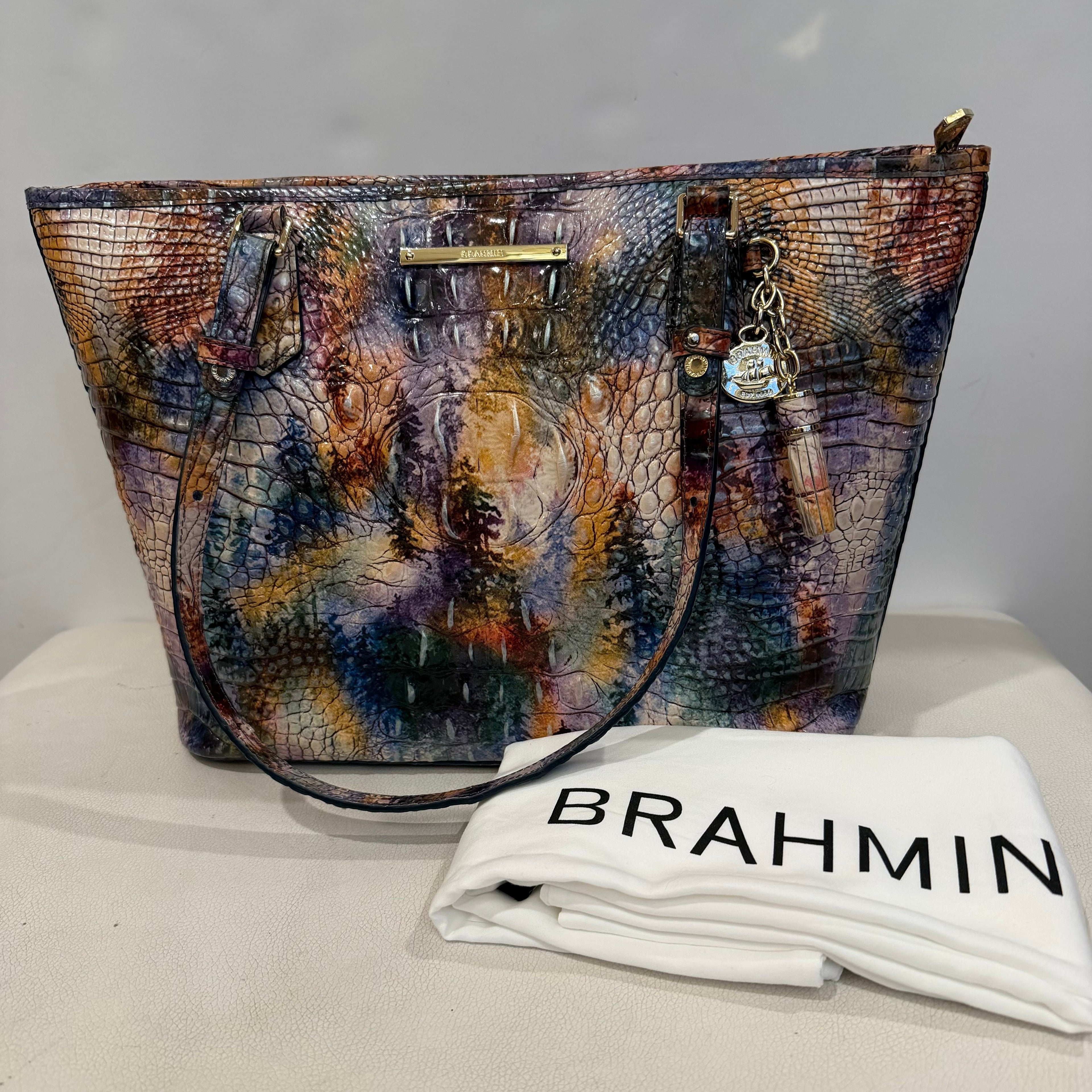 BRAHMIN Woodland Medium Asher Tote Shoulder Bag NWOT