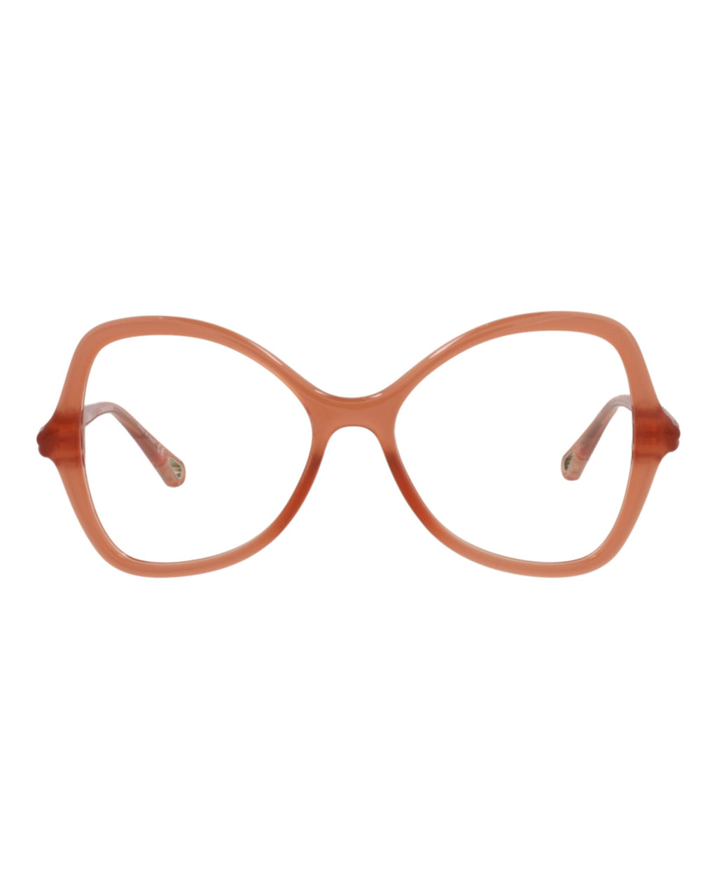 Chloé Womens Cat Eye Pink Pink Transparent Fashion Designer Eyewear Pink Pink Transparent