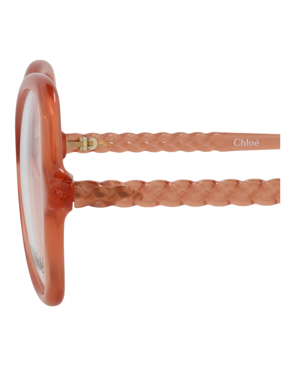 Chloé Womens Cat Eye Pink Pink Transparent Fashion Designer Eyewear