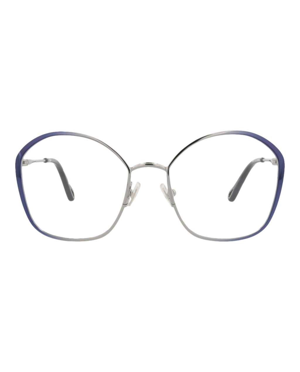 Chloé Womens Round/Oval Blue Blue Transparent Fashion Designer Eyewear