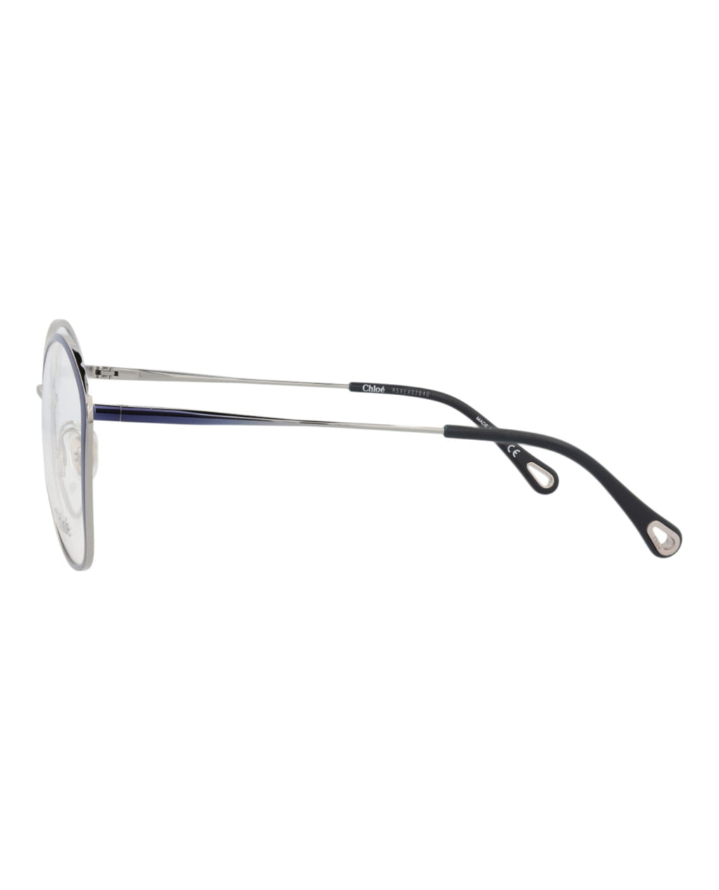Chloé Womens Round/Oval Blue Blue Transparent Fashion Designer Eyewear