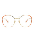 Chloé Womens Round/Oval Nude Nude Transparent Fashion Designer Eyewear