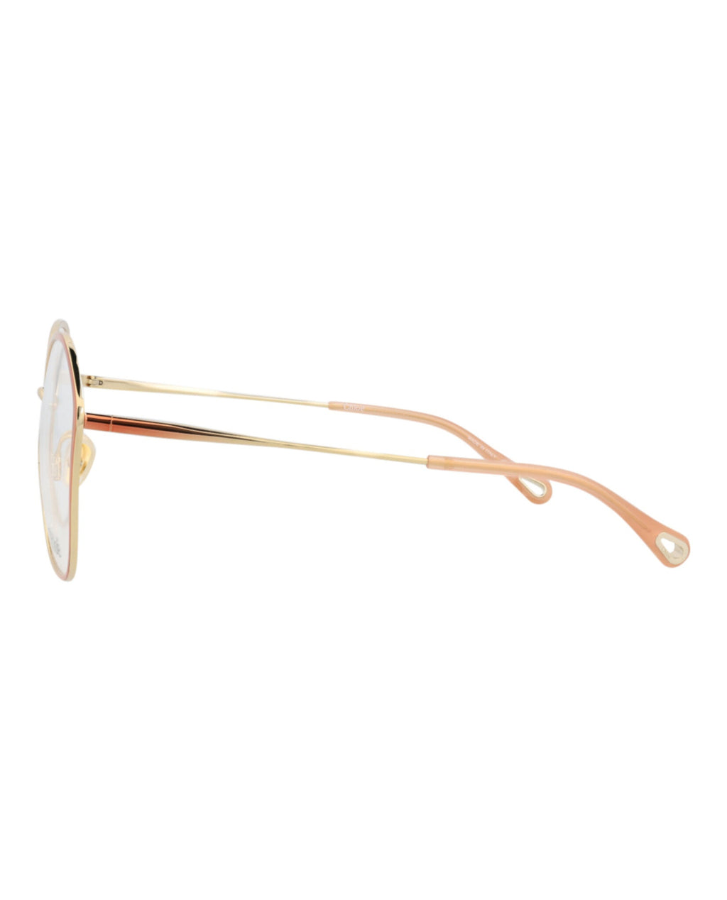 Chloé Womens Square/Rectangle Nude Nude Transparent Fashion Designer Eyewear