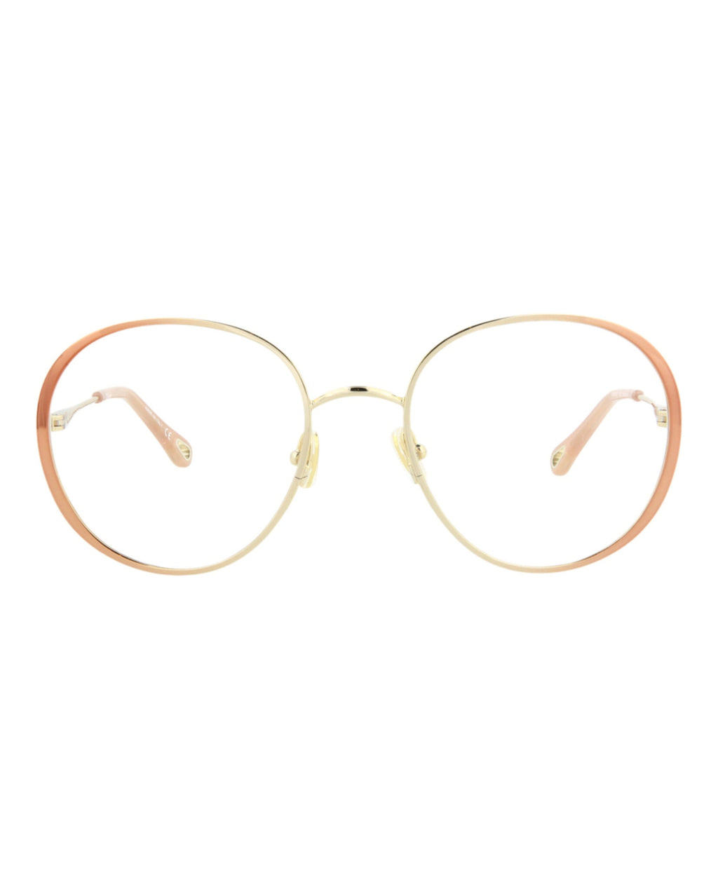 Chloé Womens Round/Oval Nude Nude Transparent Fashion Designer Eyewear